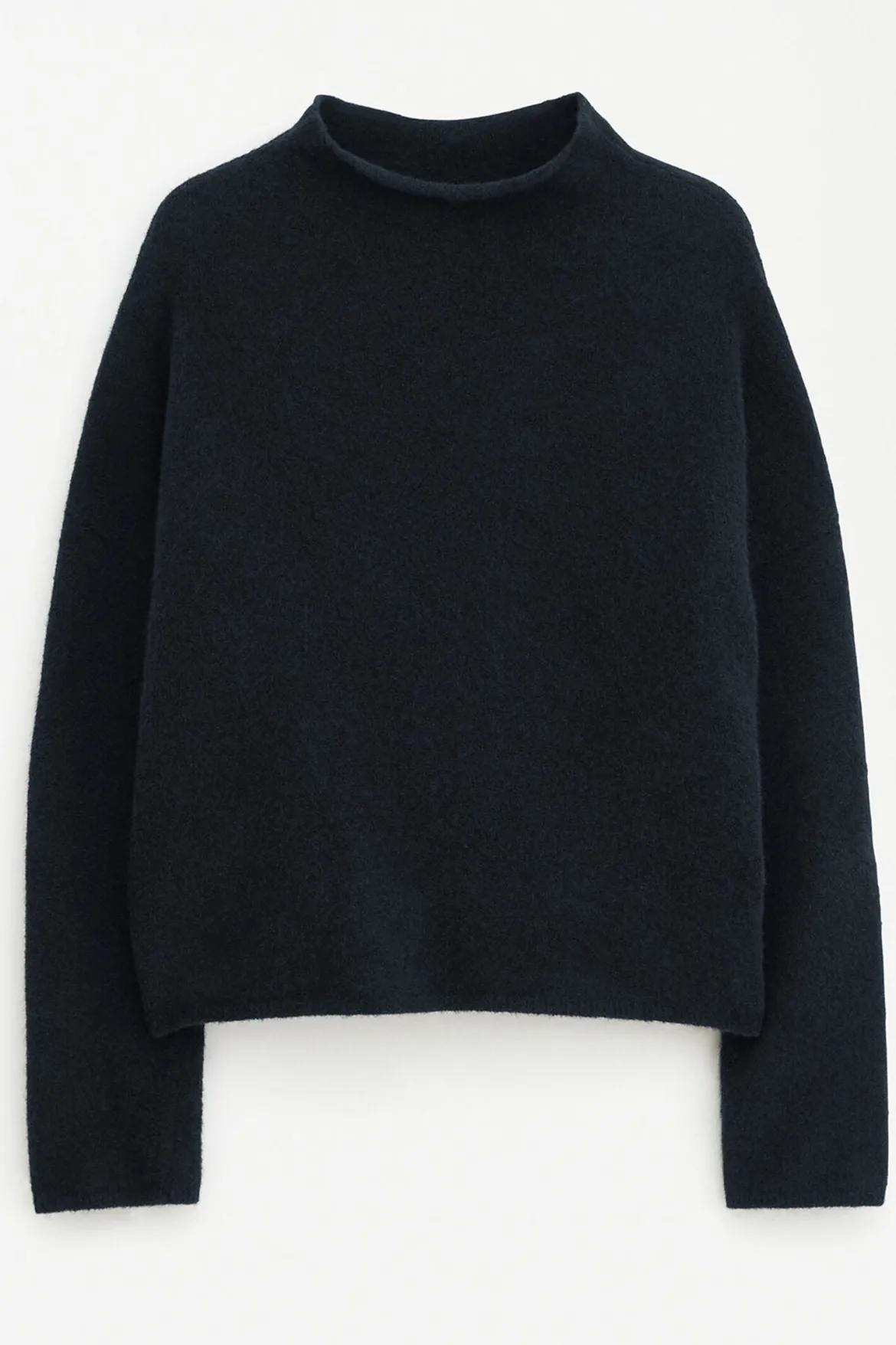Filippa K naisten neulepusero Mika Yak Funnelneck Sweater, musta