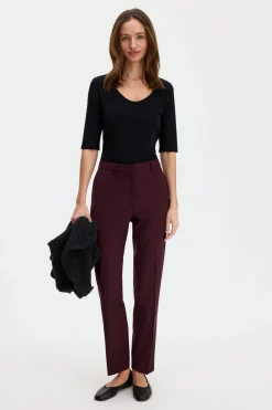 Filippa K naisten paita Cotton Stretch Scoop Neck Top, musta