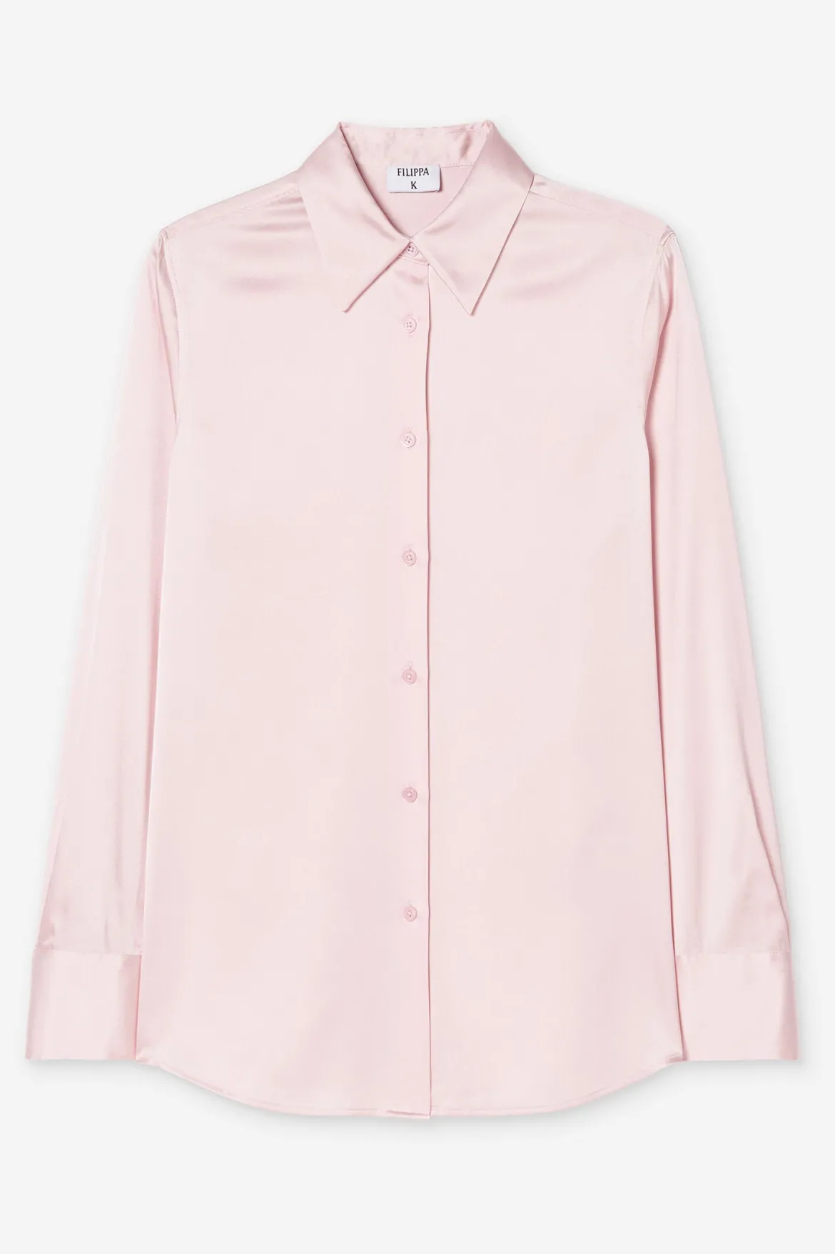 Filippa K naisten paitapusero Silk Shirt, vaaleanpunainen