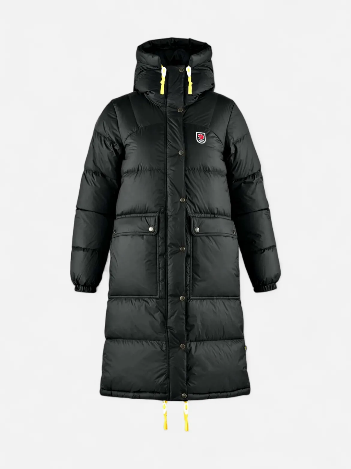 Fjällräven Naisten Untuvatakki, Expedition Long Down Parka Musta