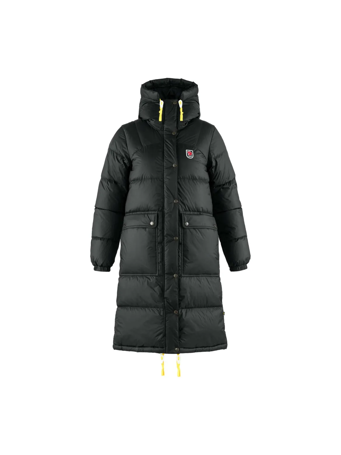 Fjällräven Naisten Untuvatakki, Expedition Long Down Parka Musta