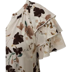 Freequent mekko Adney Dress, Moonbeam w. Coffee Bean