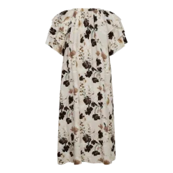 Freequent mekko Adney Dress, Moonbeam w. Coffee Bean
