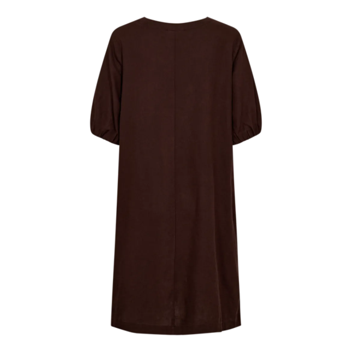 Freequent mekko Lava Dress, tummanruskea