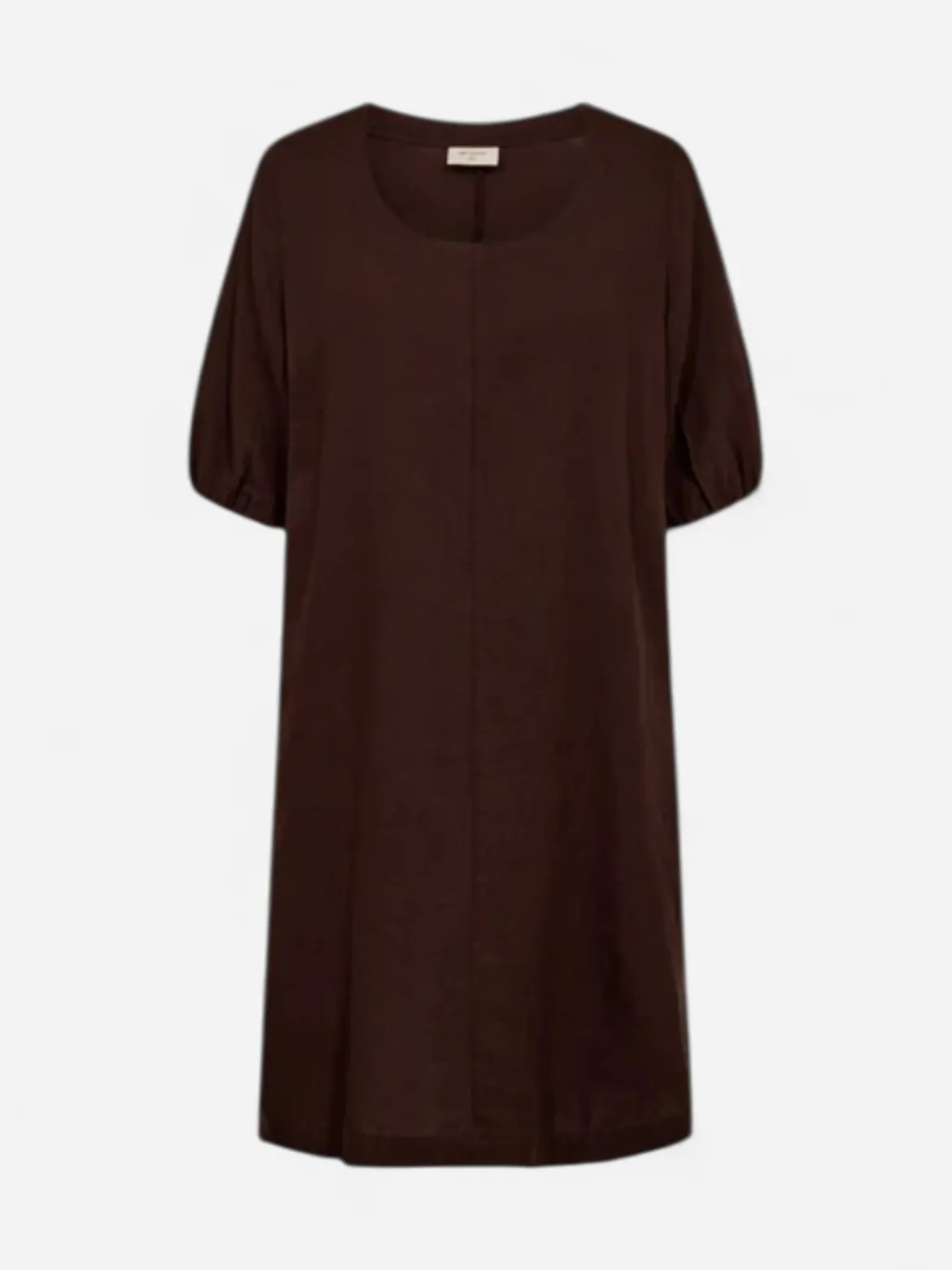 Freequent mekko Lava Dress, tummanruskea