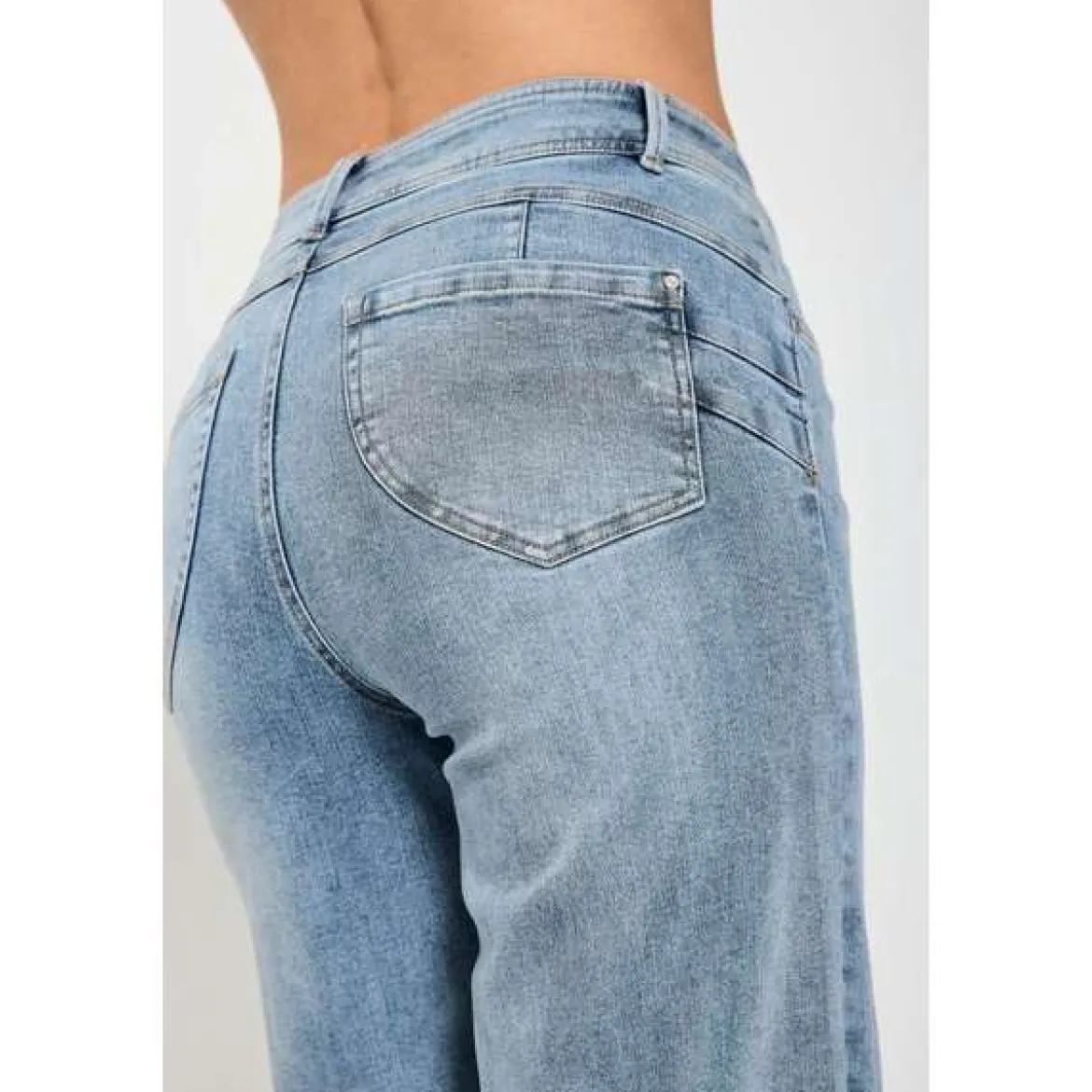 Freequent naisten farkut FQLopez Jeans, Light Blue Denim