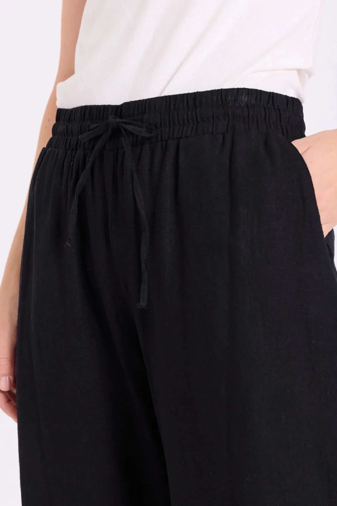 Freequent naisten housut Lava Ankle Pant, musta