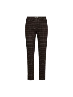Freequent naisten housut, REX PANT Beige Ruutu