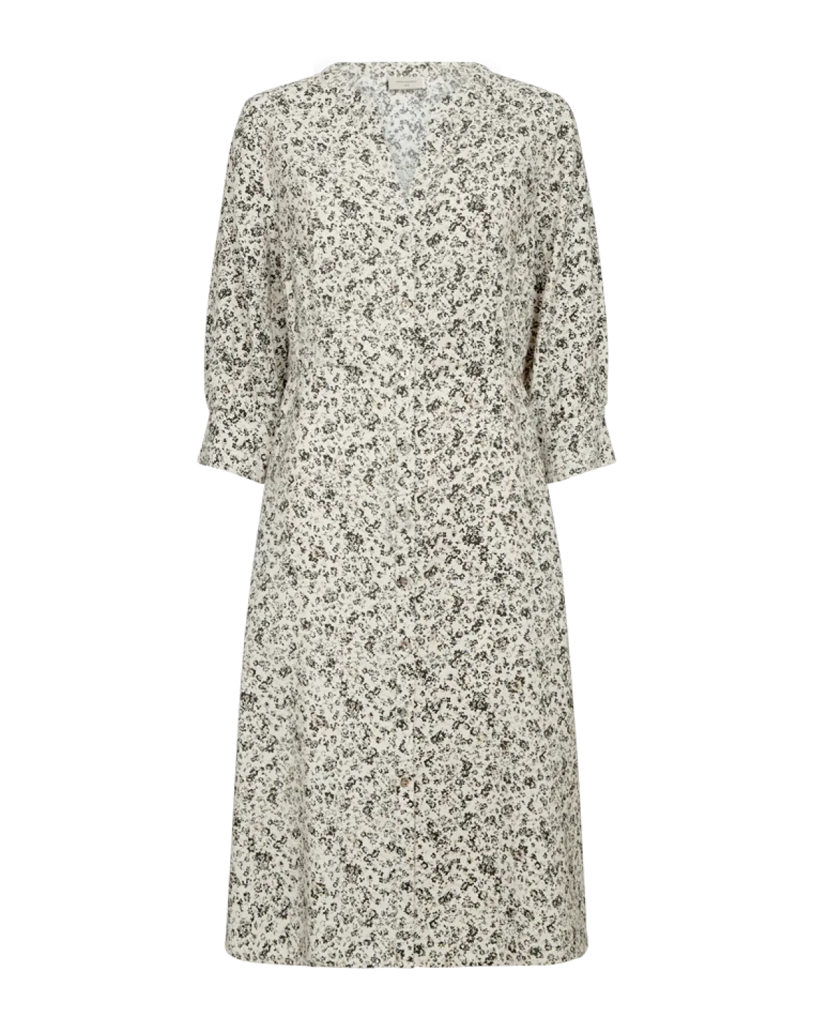 Freequent naisten mekko Molli Dress, kuosillinen beige