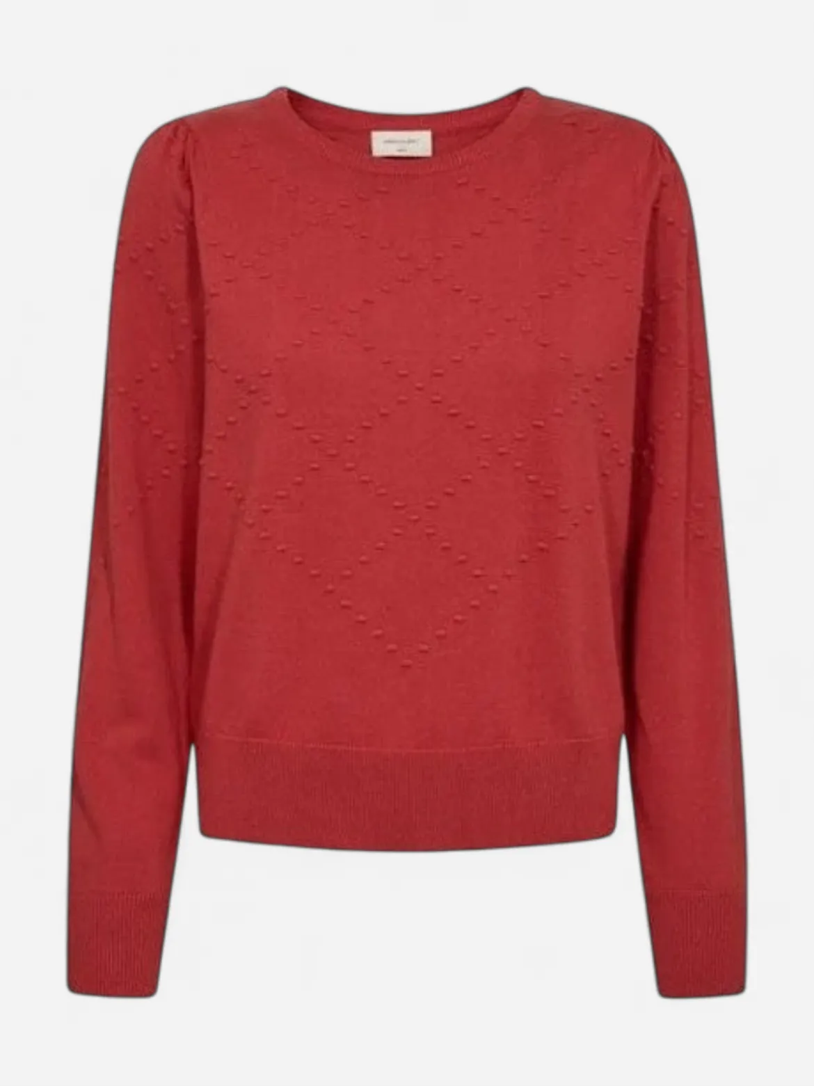 Freequent naisten neule, DODO PULLOVER Punainen