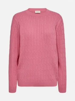 Freequent naisten neulepusero Dodo Pullover, pinkki