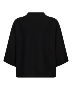 Freequent naisten neulepusero Ani Pullover, musta
