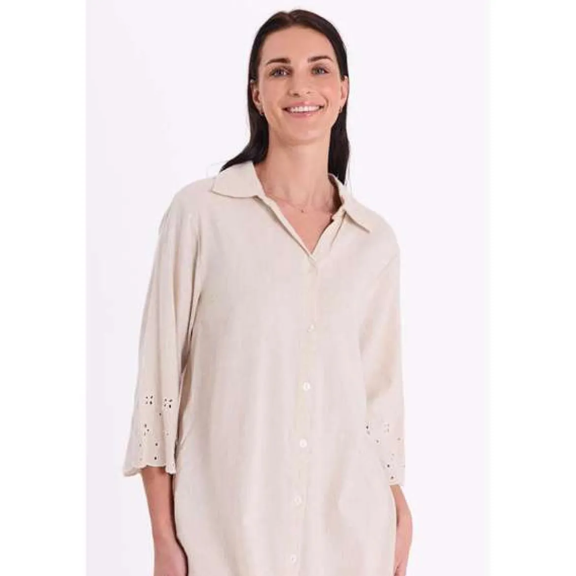 Freequent Naisten Paitamekko Linus Dress, Moonbeam Melange