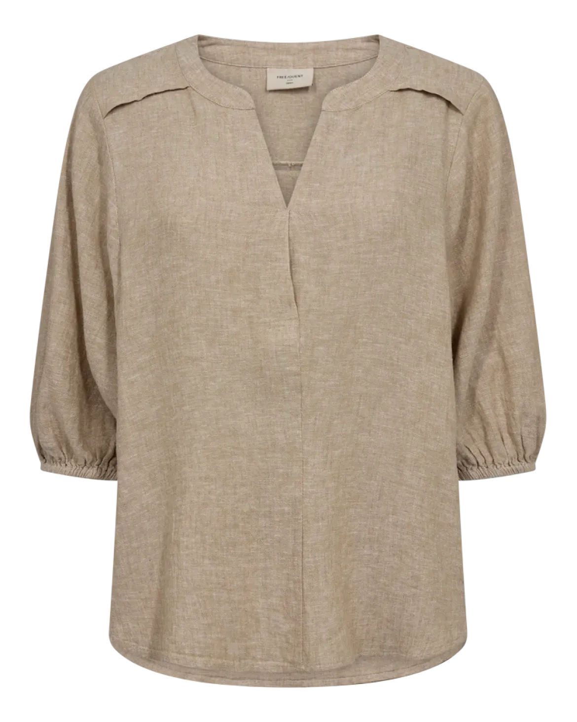Freequent naisten pusero FQLava-Blouse, vaalea beige
