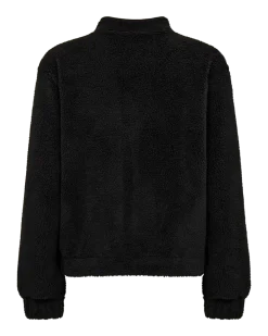 Freequent naisten takki K-TEDDY JACKET, musta