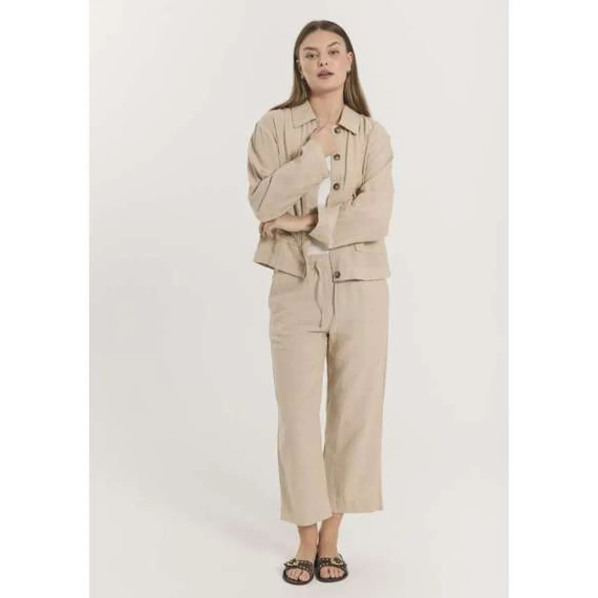 Freequent naisten takki Lava Jacket, hiekka