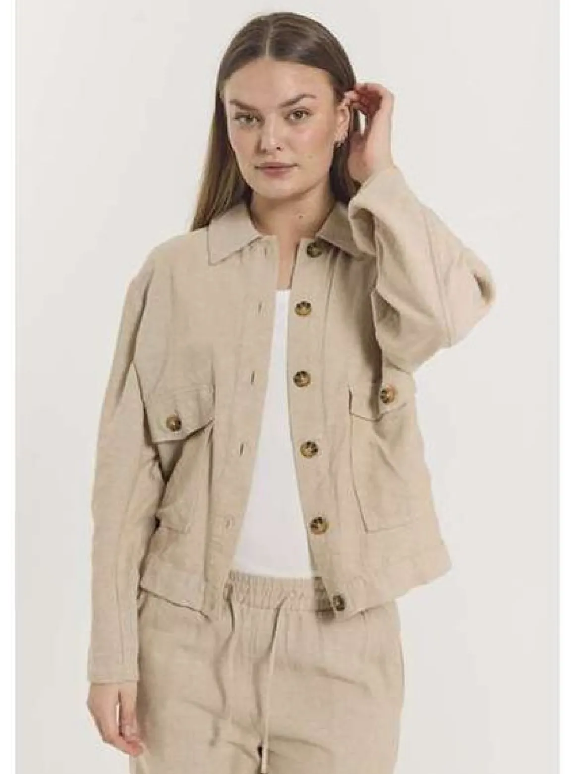 Freequent naisten takki Lava Jacket, hiekka