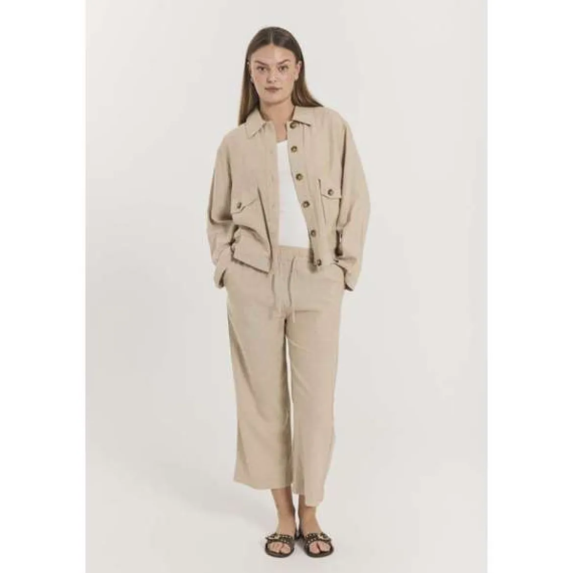 Freequent naisten takki Lava Jacket, hiekka