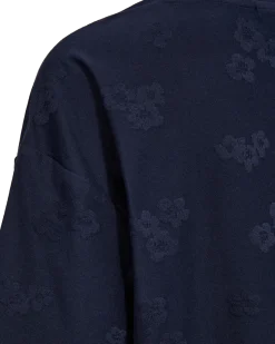 Freequent naisten T-paita Ziprea, Navy Blazer