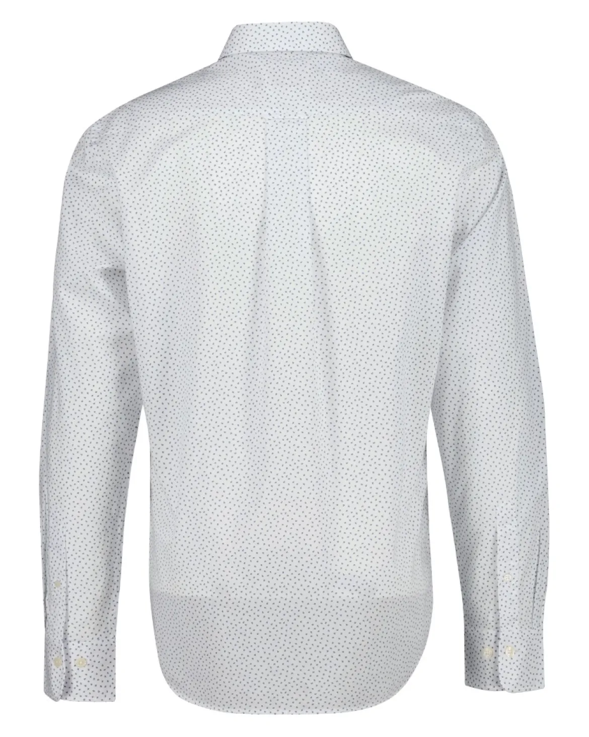 Gant kauluspaita Reg Poplin SS AOP Shirt, valkopohjainen kuosi