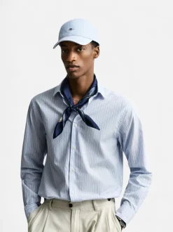 Gant lippis Shield Sunfaded Cap, vaaleansininen