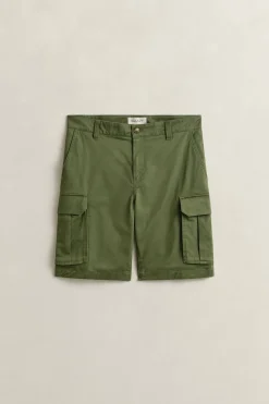 Gant miesten Cargo shortsit Regular Classic, tummanvihreä