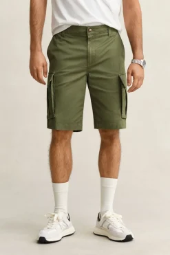 Gant miesten Cargo shortsit Regular Classic, tummanvihreä