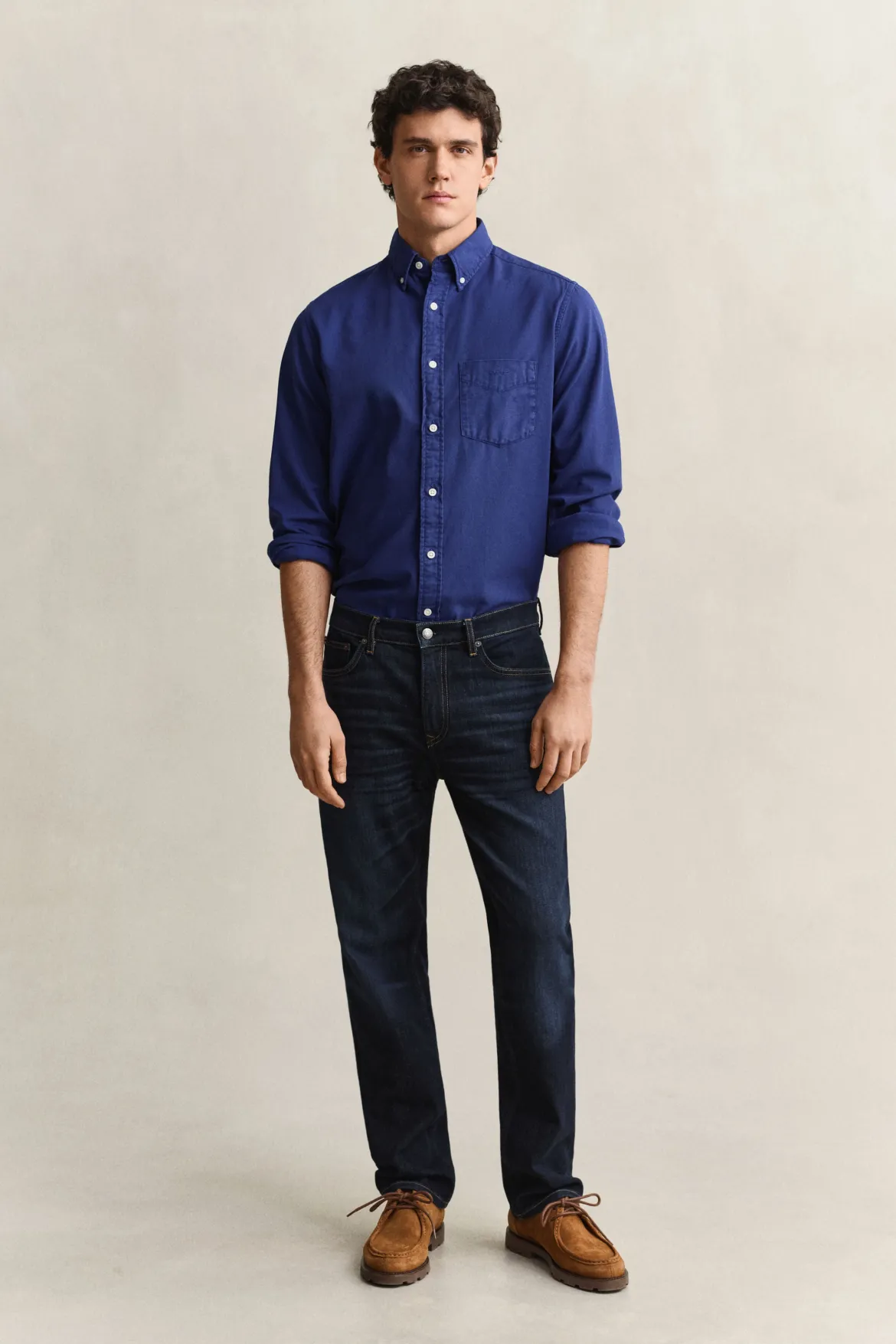 Gant miesten farkut Gant Jeans regular fit, sininen, indigo