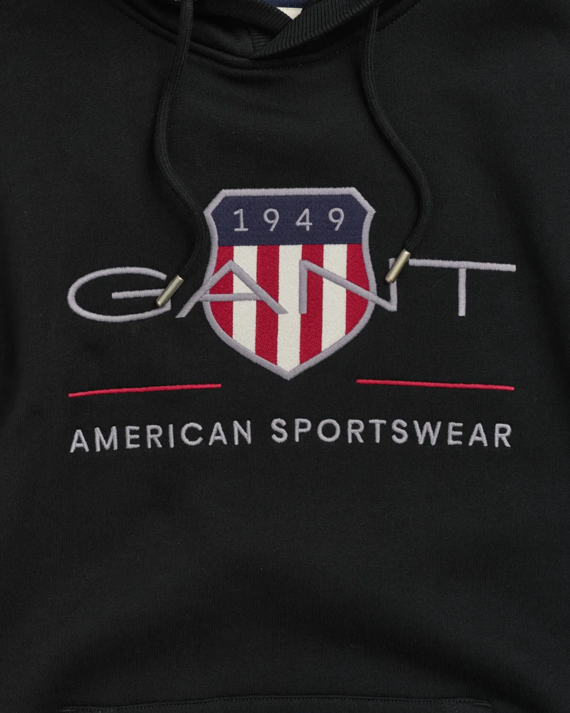 Gant miesten huppari REG ARCHIVE SHIELD HOODIE, musta