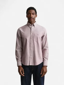 Gant miesten kauluspaita Regular Fit Classic Oxford Shirt, Deep Grape Wine