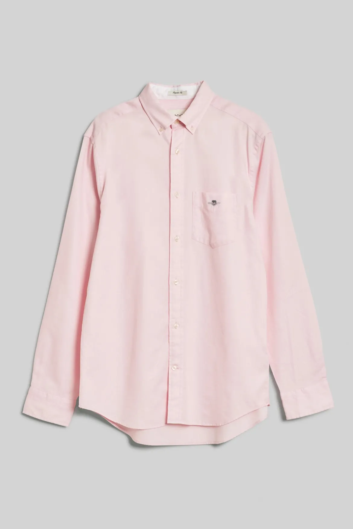 Gant miesten kauluspaita Reg Honey Comb Texture Shirt, vaaleanpunainen