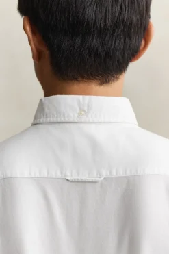 Gant miesten kauluspaita Slim Fit Classic Poplin Shirt, Valkoinen