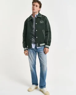 Gant miesten neulepusero, K COTTON PIQUE C-NECK TUMMANHARMAA