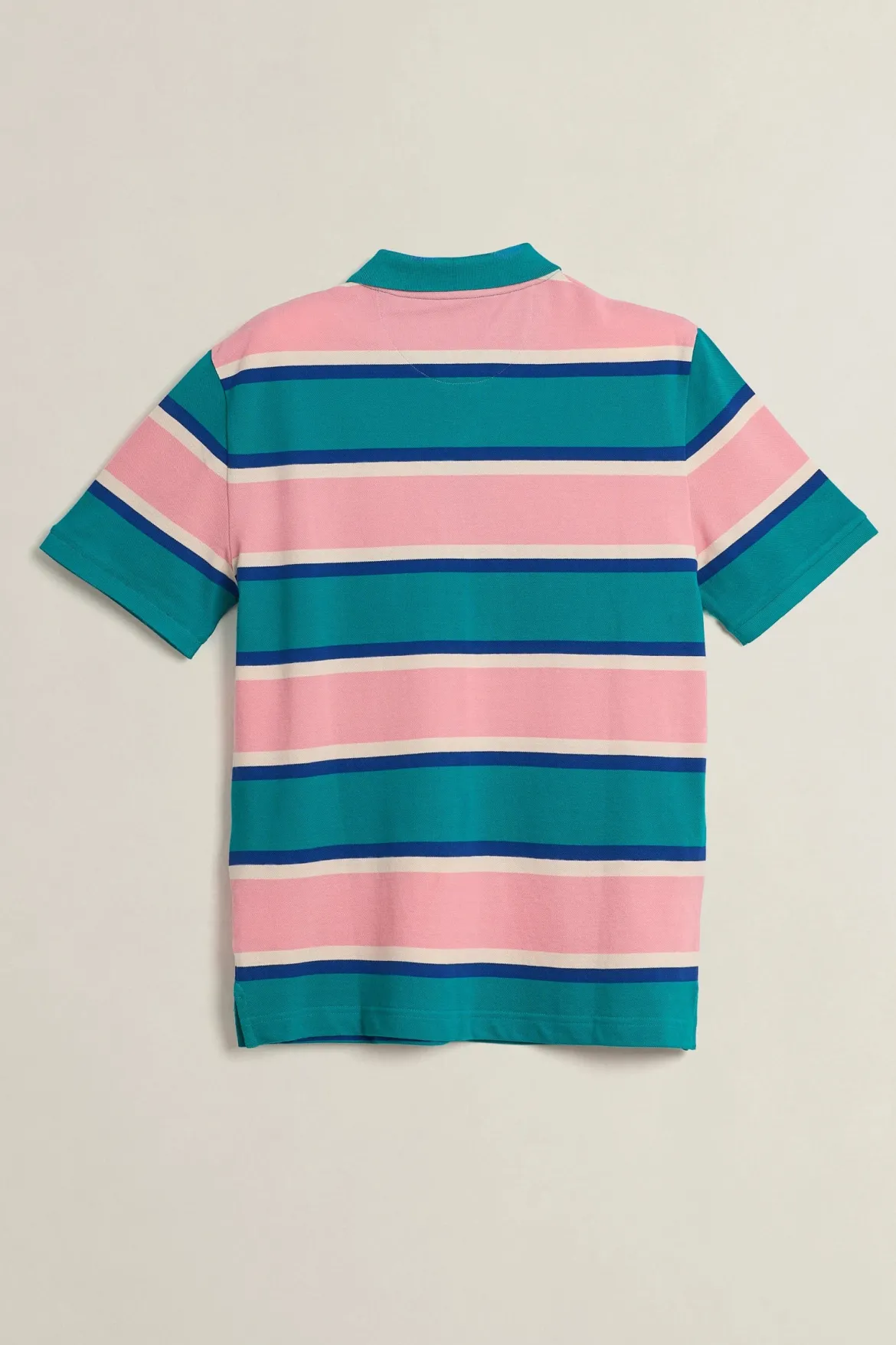 Gant miesten pikeepaita Multi Striped Piqué Polo Shirt, raidallinen pinkki