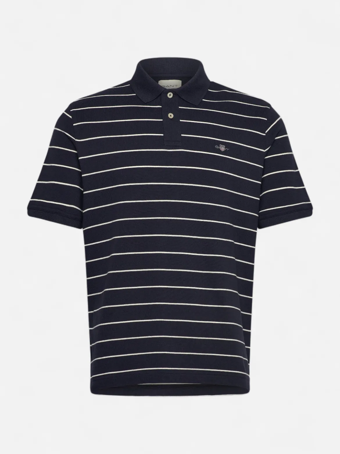 Gant miesten Pikeepaita Striped Polo, raidallinen sininen