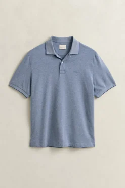 Gant miesten pikeepaita 2 Tone, vaaleansininen