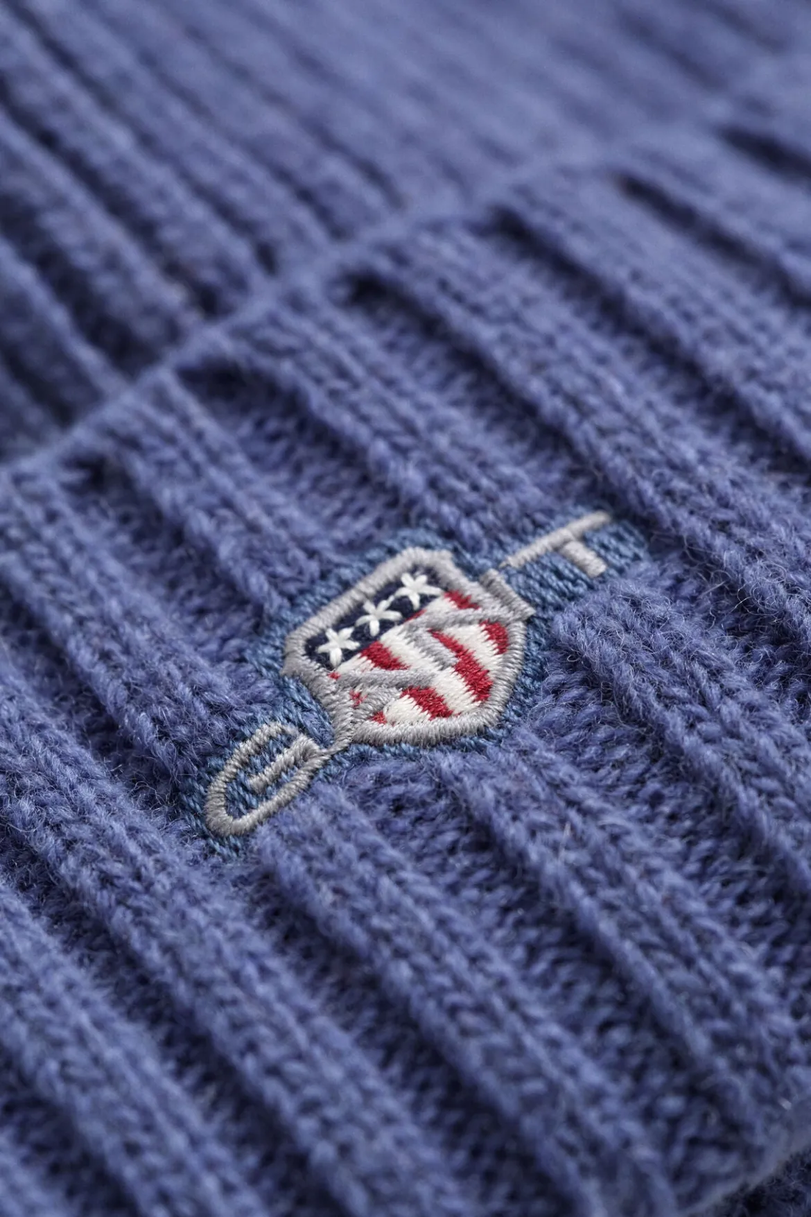 Gant miesten pipo Shield Wool Beanie, sininen