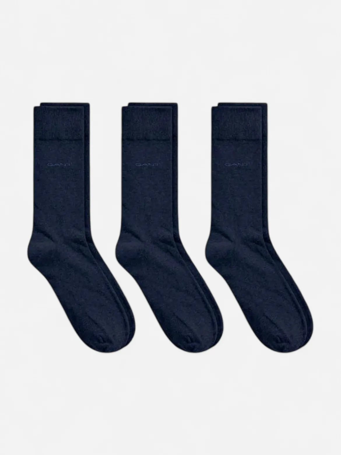 Gant miesten sukat 3-Pack Soft Cotton Socks, tummansininen