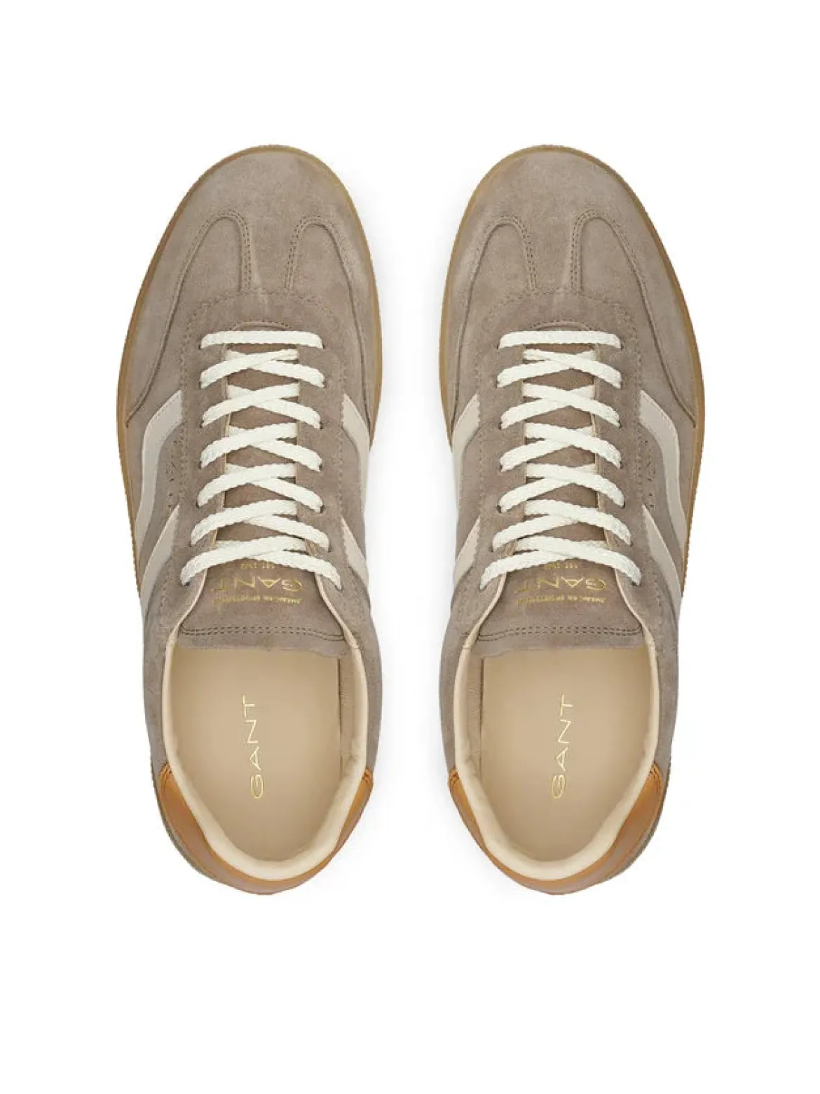 Gant miesten tennarit Cuzmo Suede Sneaker, ruskeanharmaa