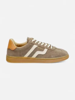 Gant miesten tennarit Cuzmo Suede Sneaker, ruskeanharmaa