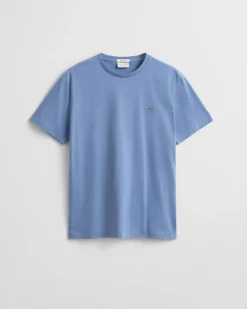 Gant miesten t-paita Reg Shield SS T-shirt, keskisininen