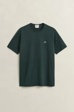 Gant miesten T-paita Regular Shield T-shirt, vihreä