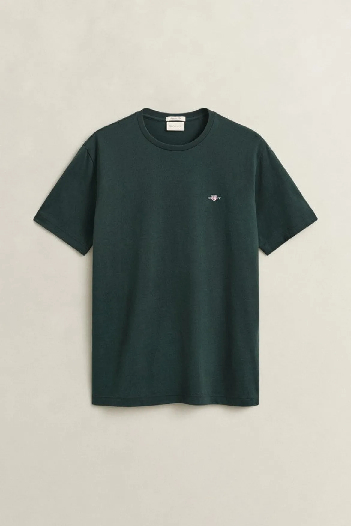 Gant miesten T-paita Regular Shield T-shirt, vihreä