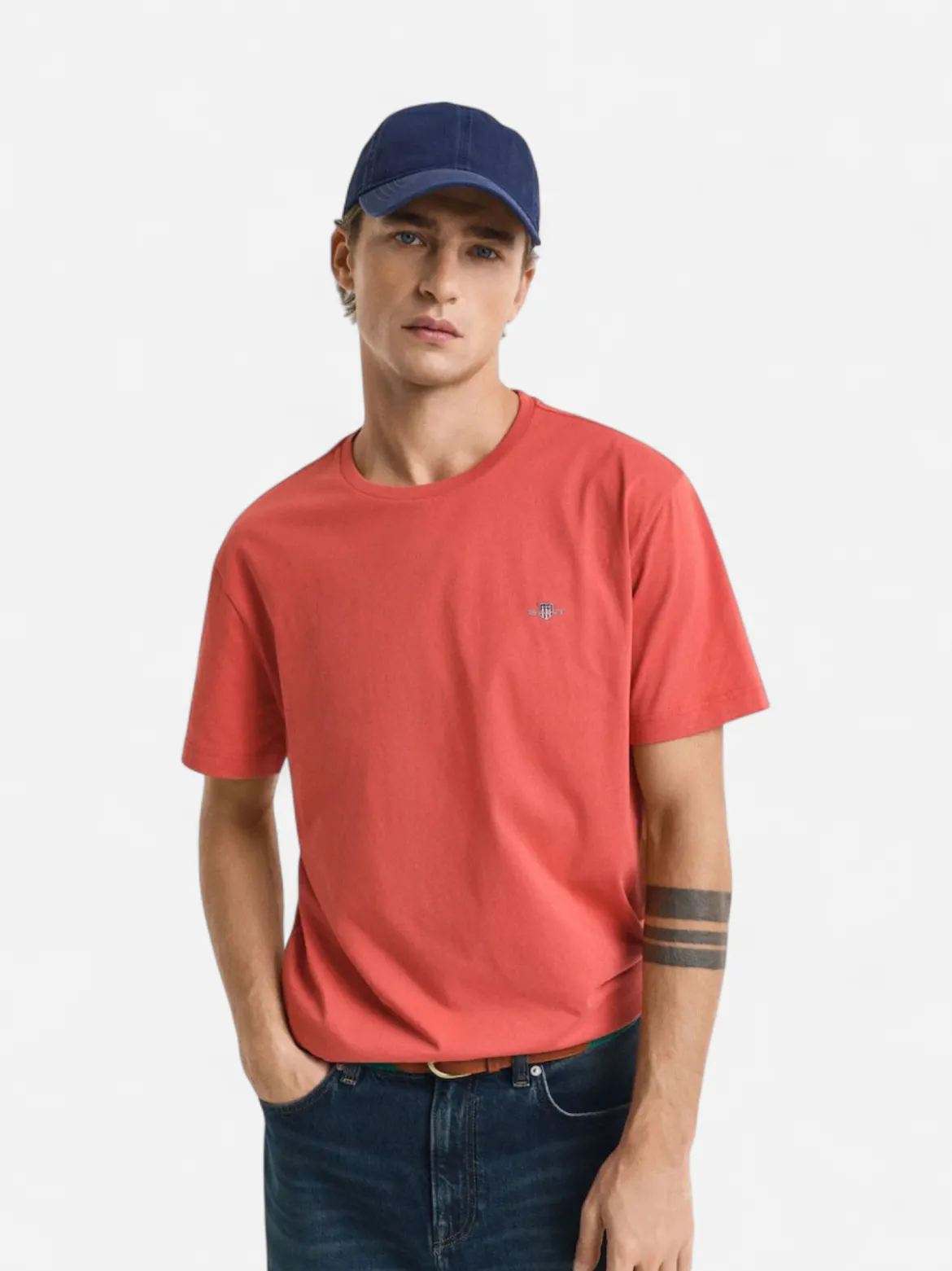 Gant miesten T-paita Shield, punainen