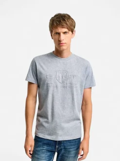 Gant miesten t-paita, TONAL ARCHIVE SHIELD T-SHIRT KESKIHARMAA