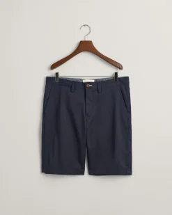 Gant miesten tvillishortsit, RELAXED TWILL SHORTS Tummansininen