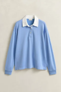 Gant naisten paita Rugger Sweatshirt, sininen