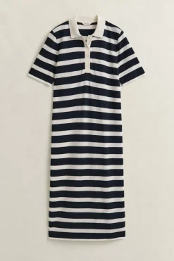 Gant naisten pikeemekko Polo Dress, raidallinen sininen