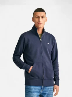 Gant neuletakki, ORIGINAL FULL ZIP CARDIGAN Tummansininen