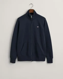 Gant neuletakki, ORIGINAL FULL ZIP CARDIGAN Tummansininen